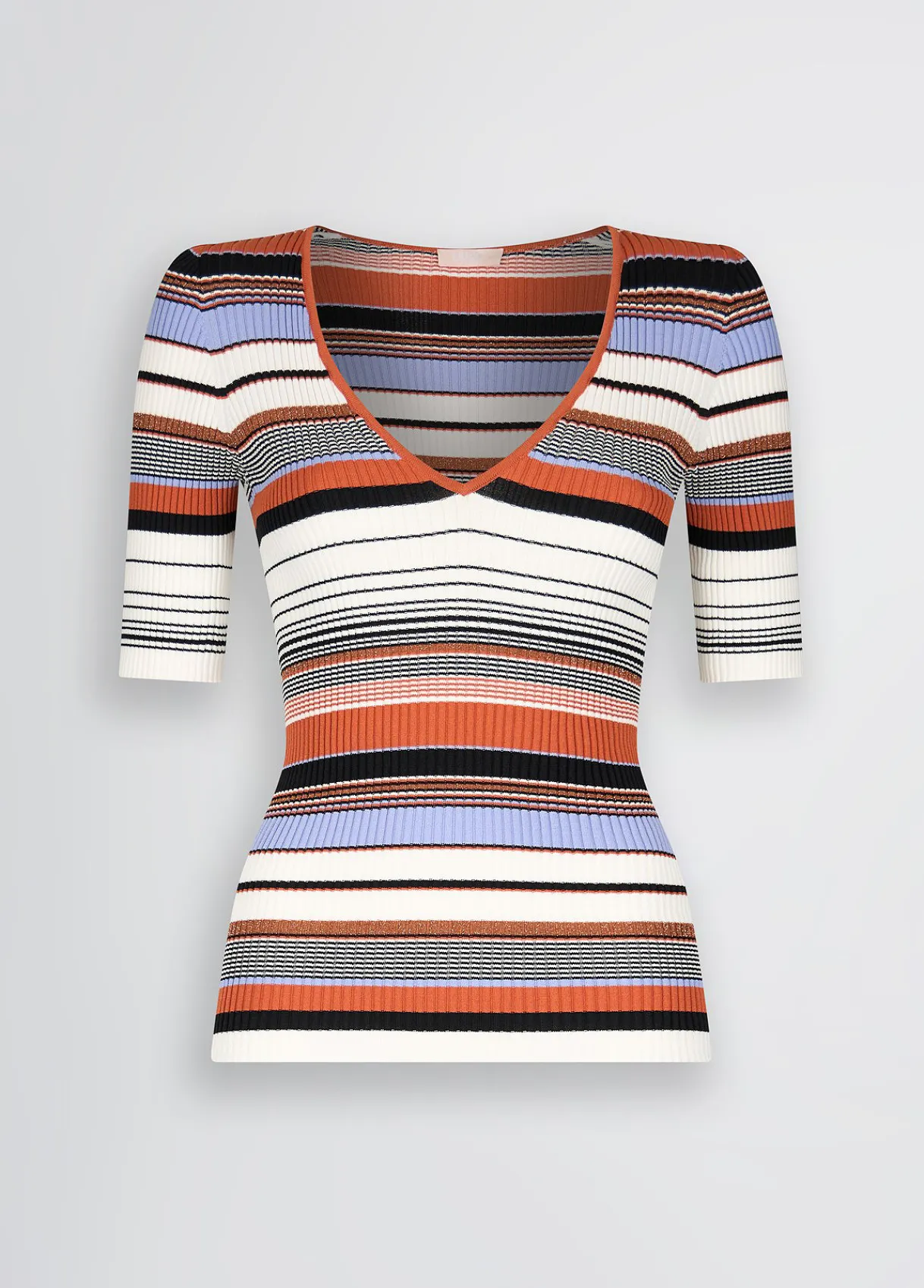 Liu Jo T-shirt en maille à rayures|Femme Mailles