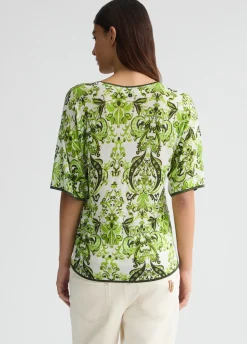 Liu Jo T-shirt en maille imprimé|Femme Mailles