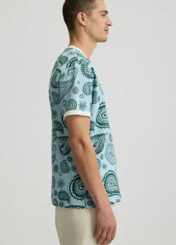 Liu Jo T-shirt en piqué de coton imprimé|Homme Polos Et T-Shirts