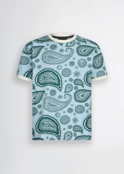Liu Jo T-shirt en piqué de coton imprimé|Homme Polos Et T-Shirts