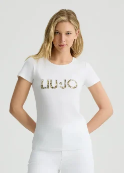 Liu Jo T-shirt Better avec logo animalier|Femme Mode Plage