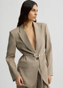 Liu Jo Veste avec ceinture|Femme Vestes|Tailleurs