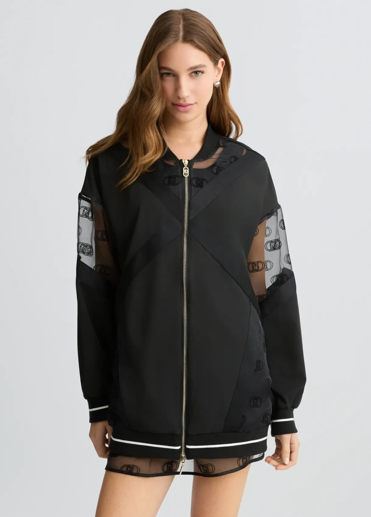 Liu Jo Veste avec zip et logo|Femme Vêtements De Sport|Vestes