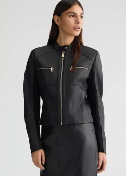 Liu Jo Veste biker en cuir|Femme Vestes