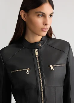 Liu Jo Veste biker en cuir|Femme Vestes
