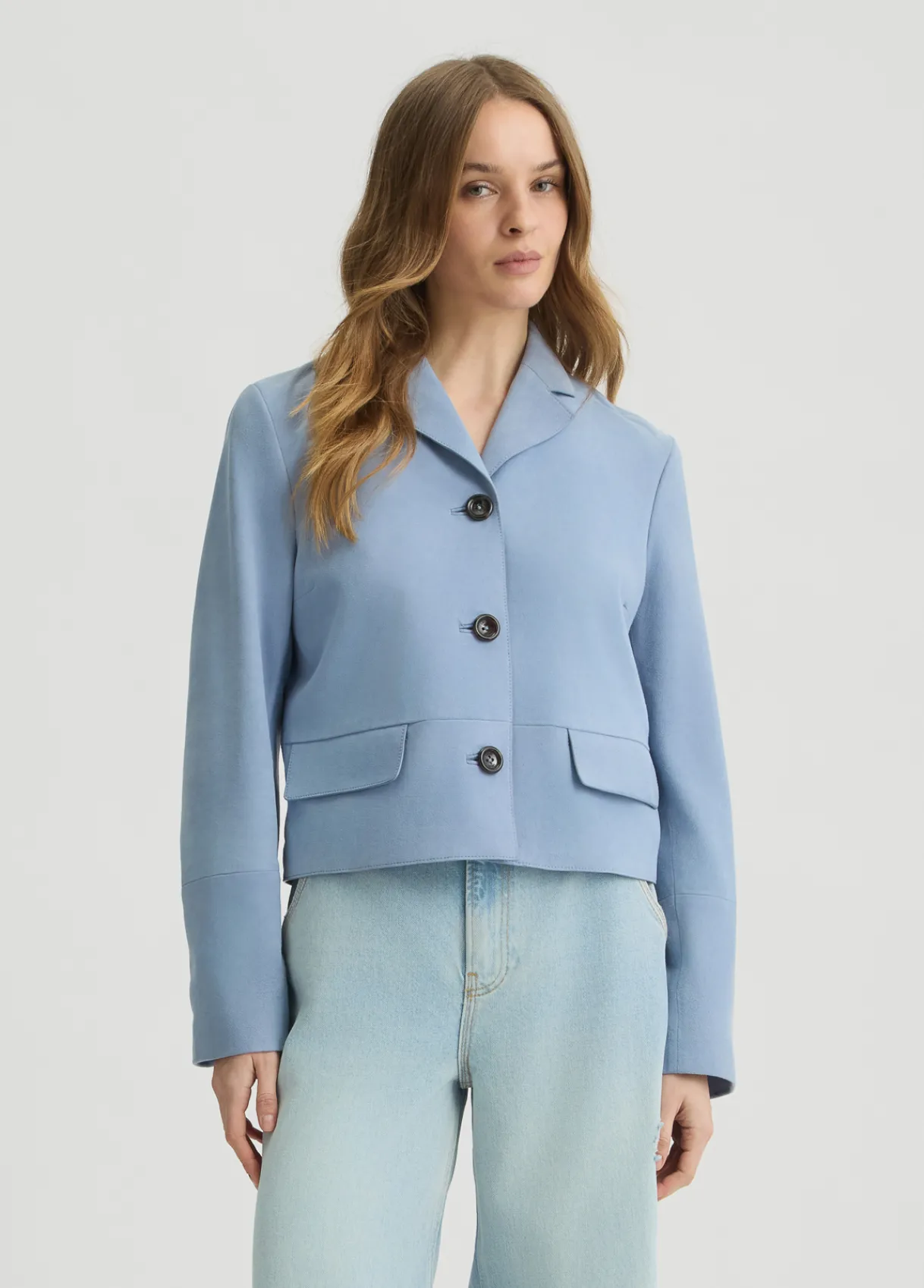 Liu Jo Veste boxy en daim|Femme Vestes
