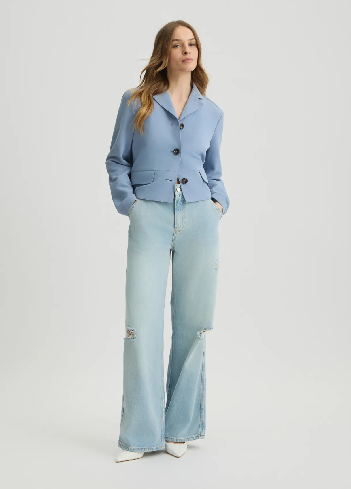Liu Jo Veste boxy en daim|Femme Vestes