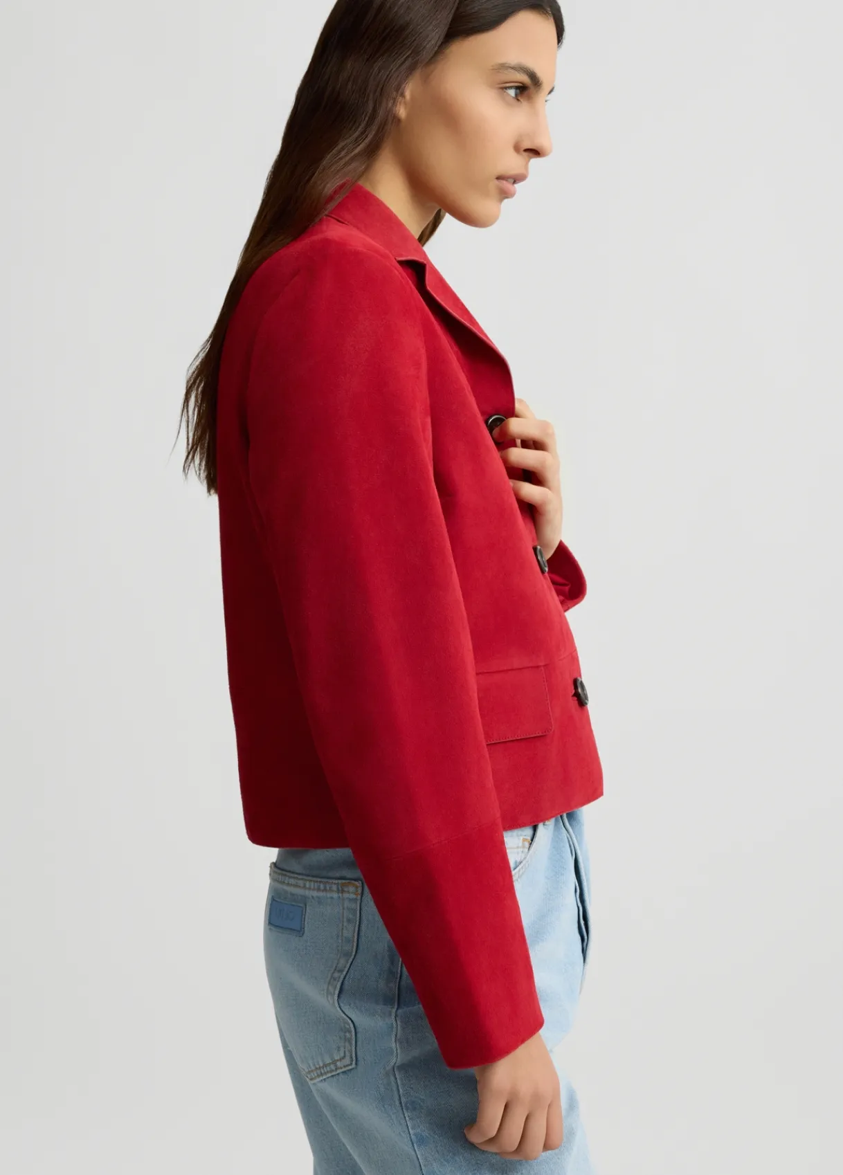 Liu Jo Veste boxy en daim|Femme Vestes