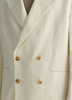 Liu Jo Veste croisée 100% lin|Homme Vestes Et Gilets