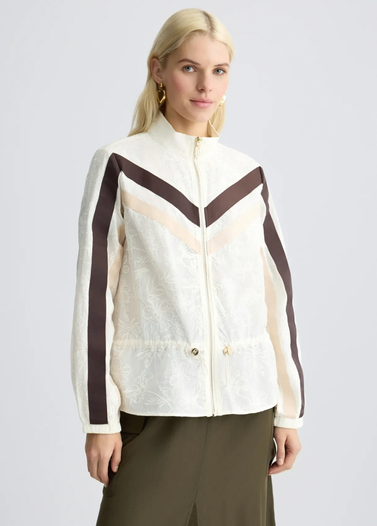 Liu Jo Veste en coton avec broderies|Femme Vêtements De Sport|Vestes