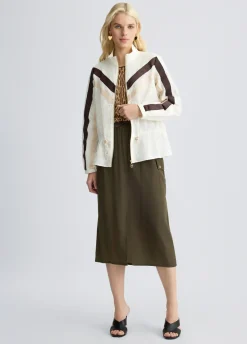 Liu Jo Veste en coton avec broderies|Femme Vêtements De Sport|Vestes