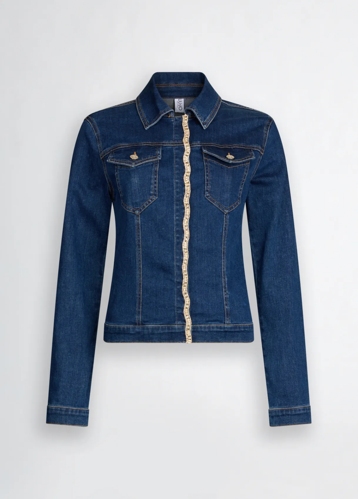Liu Jo Veste en denim avec strass|Femme Manteaux|Vestes