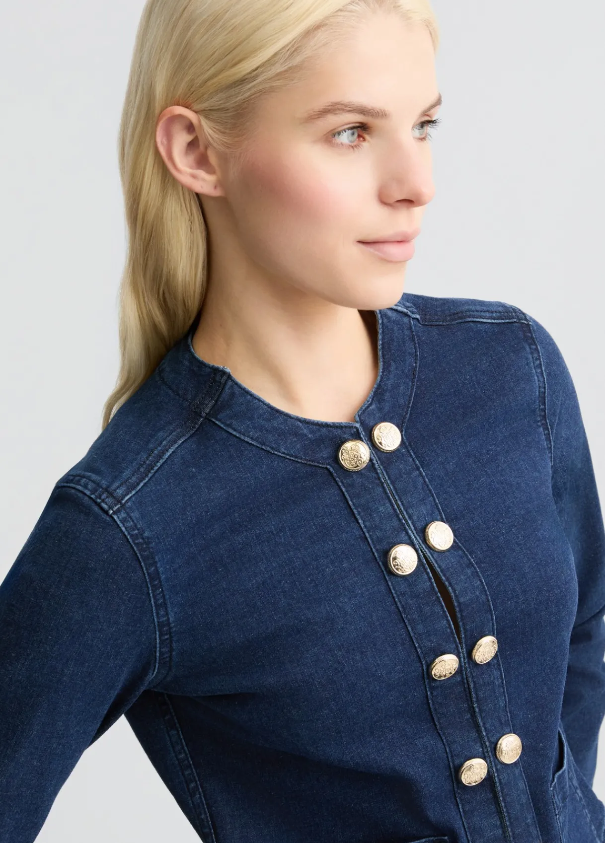 Liu Jo Veste en jean avec chaîne fantaisie|Femme Vestes