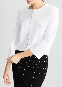 Liu Jo Veste en maille avec clous|Femme Vestes