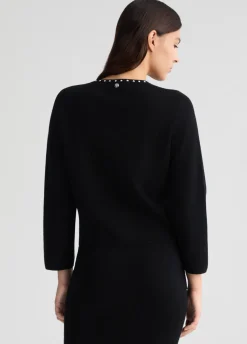 Liu Jo Veste en maille avec clous|Femme Mailles|Vestes