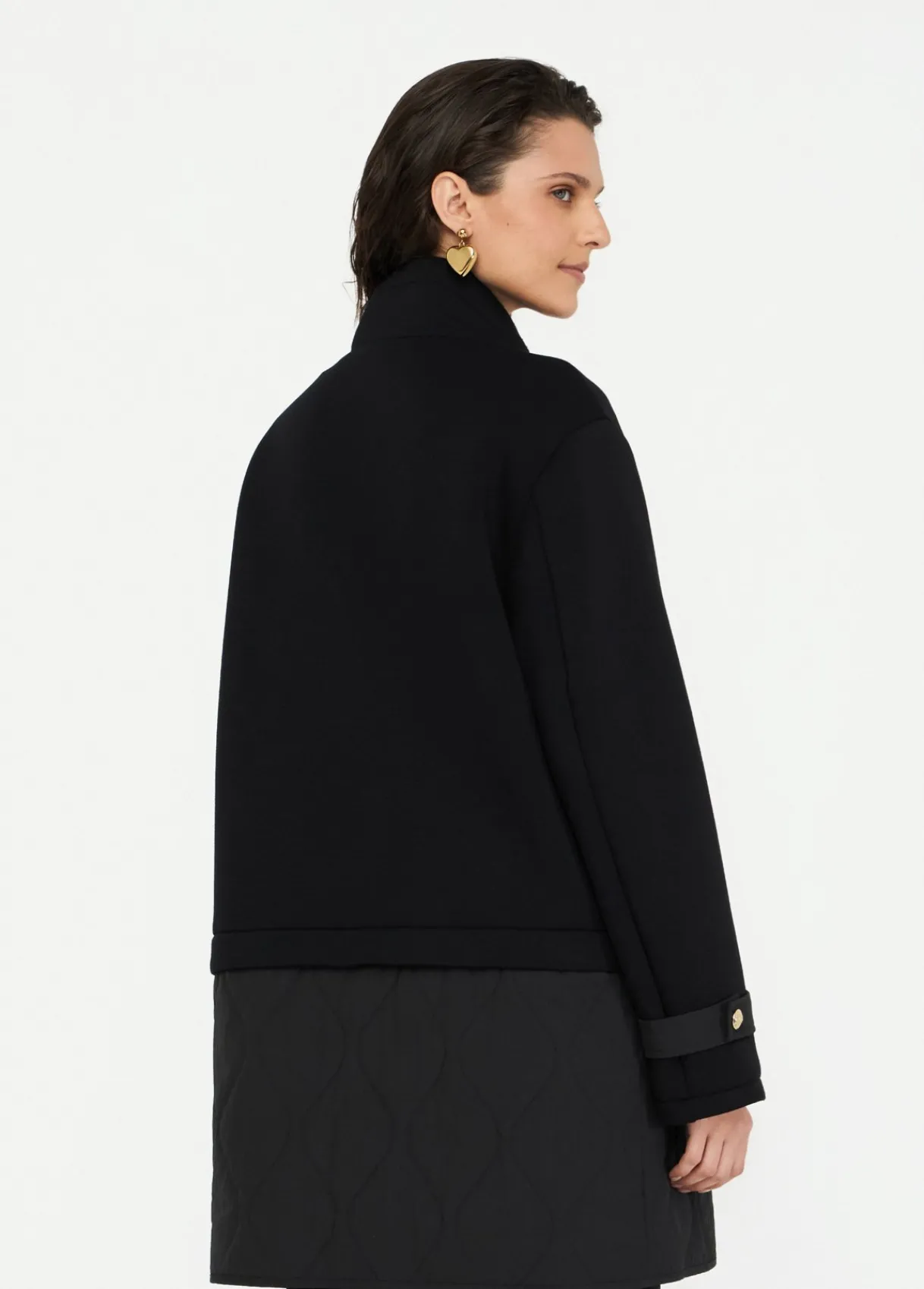 Liu Jo Veste en néoprène et nylon|Femme Manteaux|Vêtements De Sport