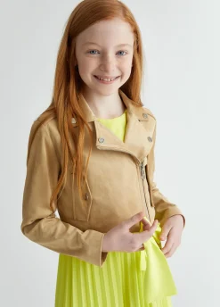 Liu Jo Veste motarde en tissu enduit|Enfant Vestes Et Manteaux