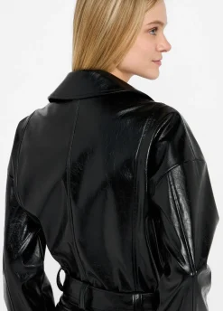 Liu Jo Veste motarde glossy|Femme Vestes
