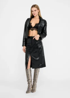 Liu Jo Veste motarde glossy|Femme Vestes