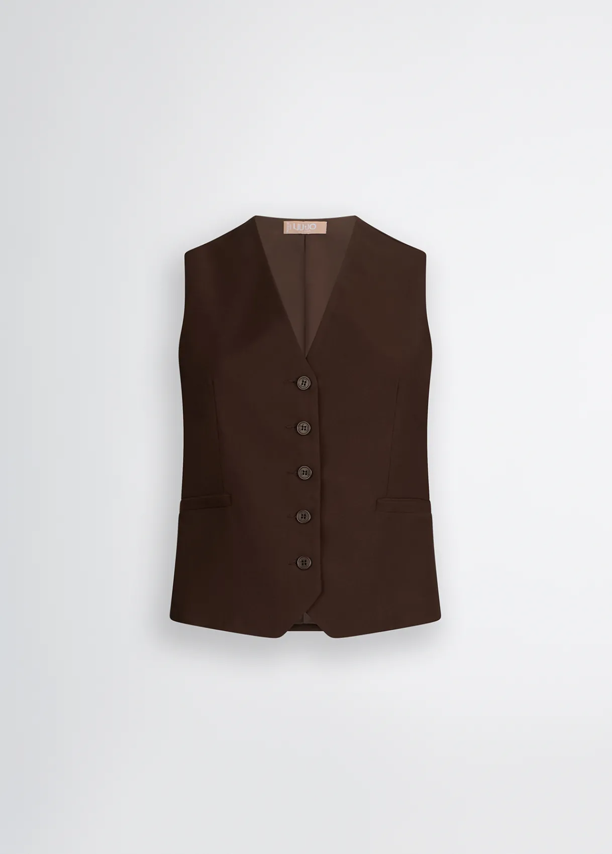 Liu Jo Veste sans manches élégante en sergé|Femme Vestes|Tailleurs